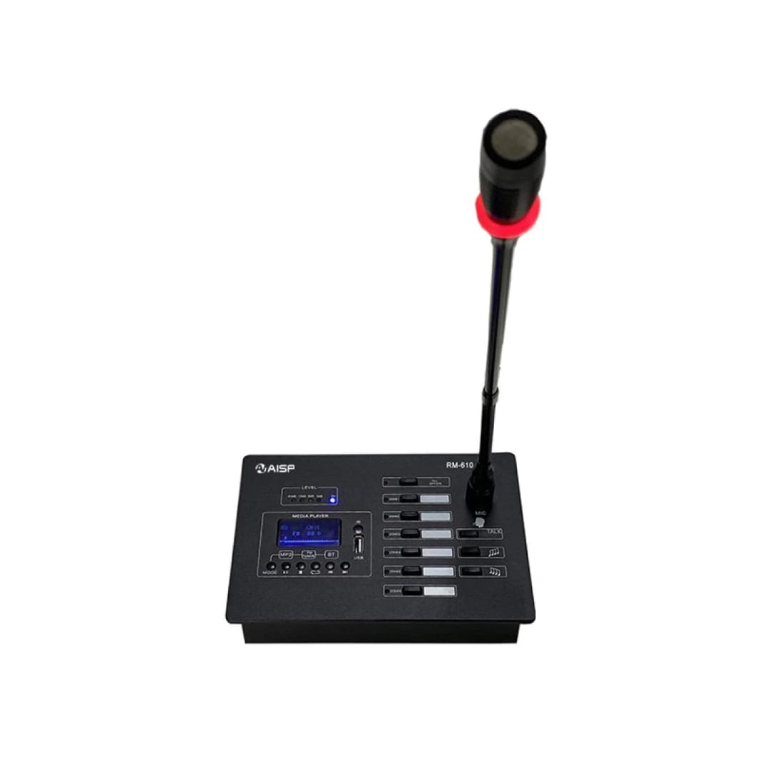 AISP RM-610 6 Zones Remote Control Microphone