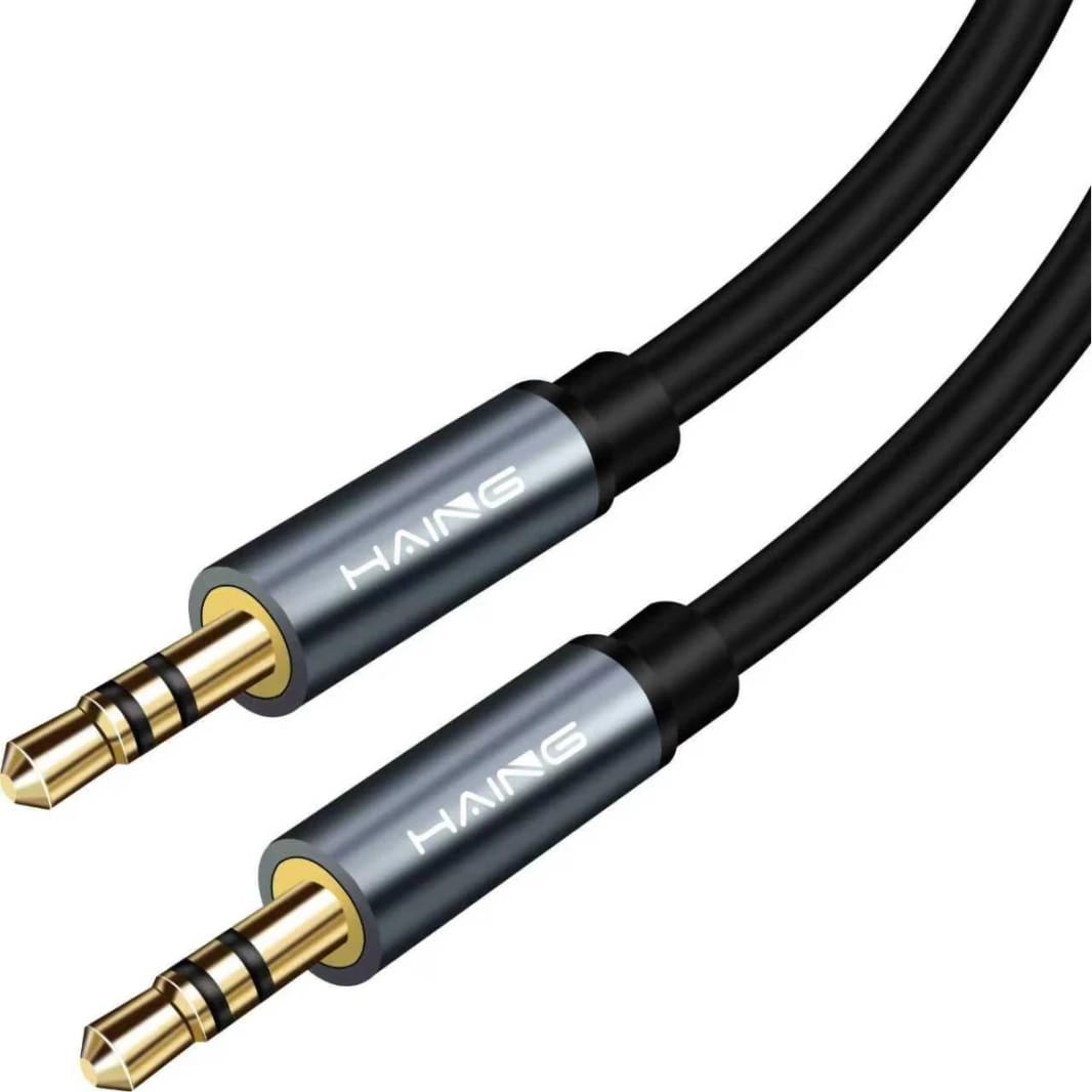 كابل صوتي هاينج HI-0155-AAC-3M AUX 3.5 مم ذكر إلى ذكر 3M