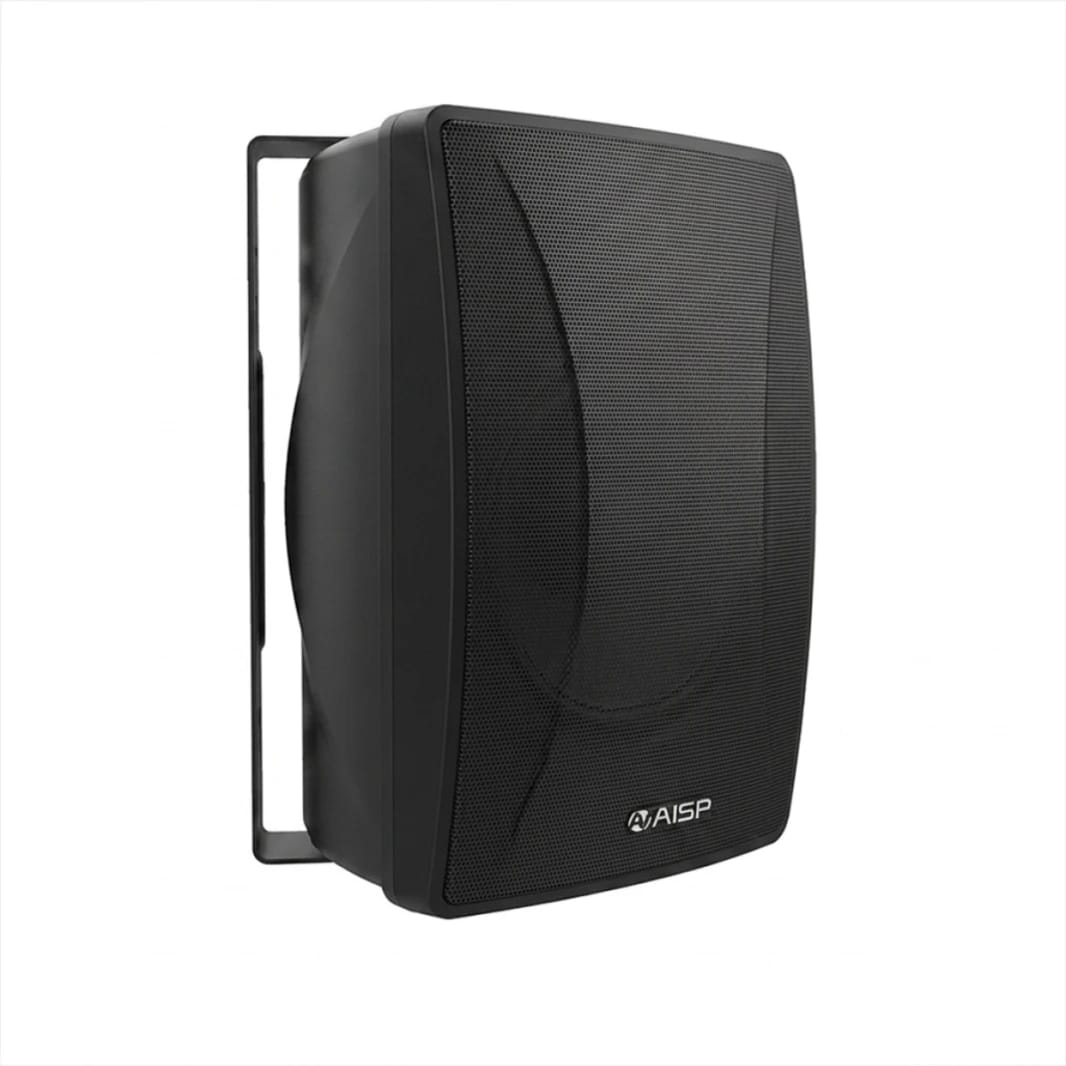 مكبر صوت حائطي نشط AISP WS-520U 4" UHF 2*20W - أسود