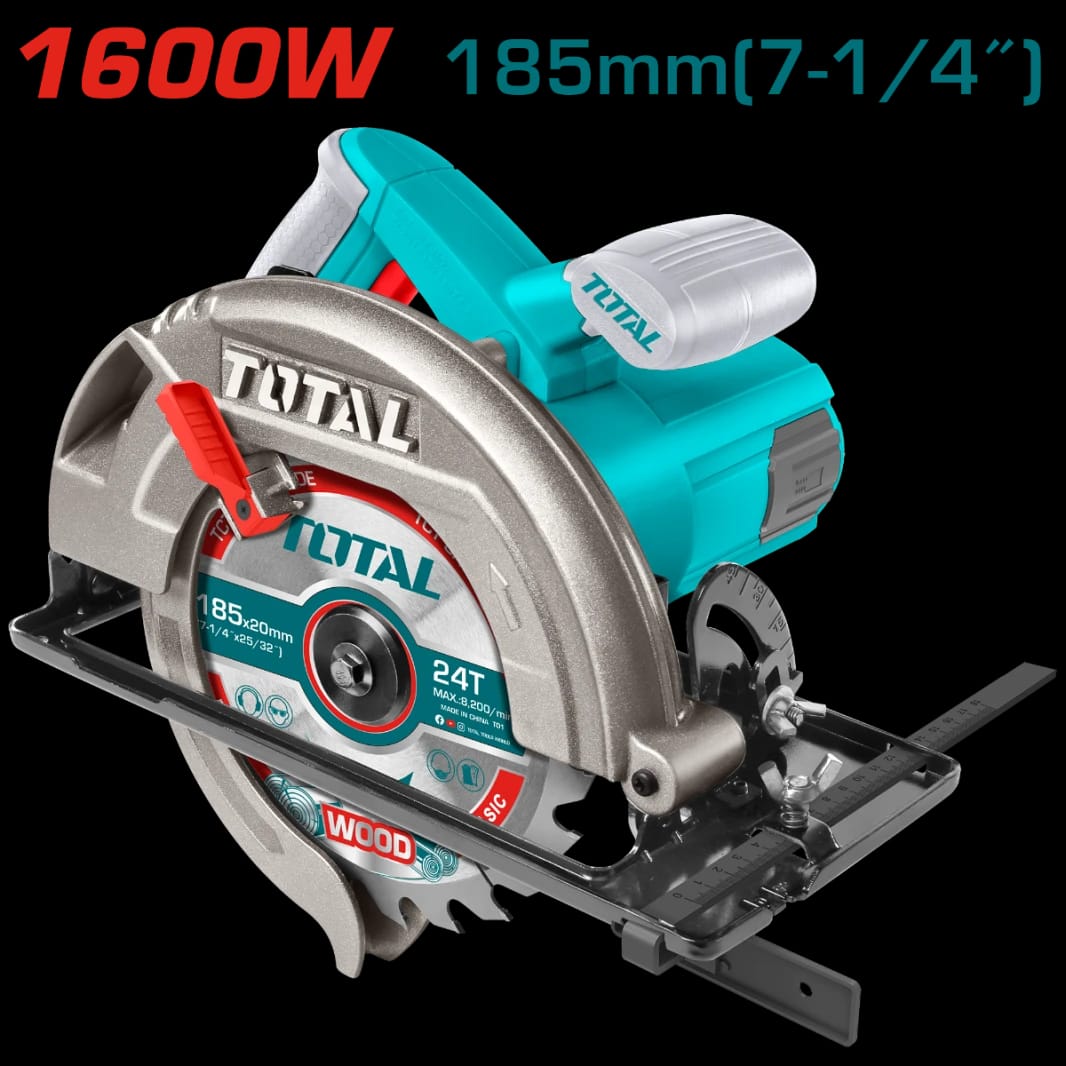 Total Circular Saw 1600W 185mm (TS1161856)