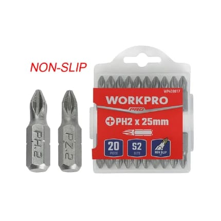 لقمة براغي مصلب 2.5 سم PH2 من وورك برو (WP408017)