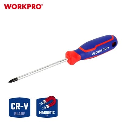 WORKPRO Professional Flathead Screwdriver 150mm 1/8 inch (WP221135)