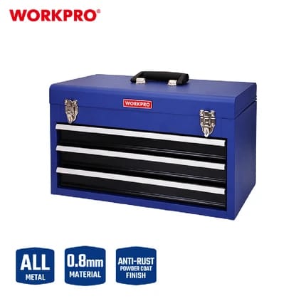 3-Layer Toolbox with 3 Drawers by WORKPRO (WP282010)