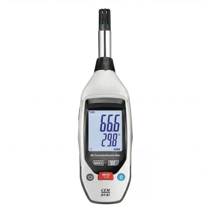 Bluetooth Temperature and Humidity Meter by CEM Model (DT-91)
