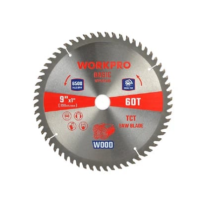9 Inch Wood Cutting Saw Blade 60 Teeth by WORKPRO (WP405415)
