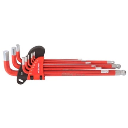 WORKPRO Long Arm Ball End Hex Key Set 9 Pieces (W022015)