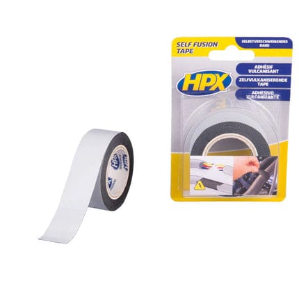 HPX Black Self-Fusing Tape for Cables and Pipes 25mm × 3m