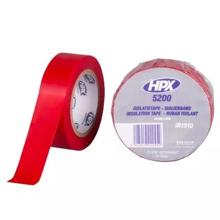تيب كهرباء - أحمر 19 مم × 10 م HPX