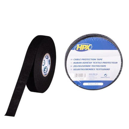 HPX Cable Insulation Tape Set 5 × Black 19mm × 25m