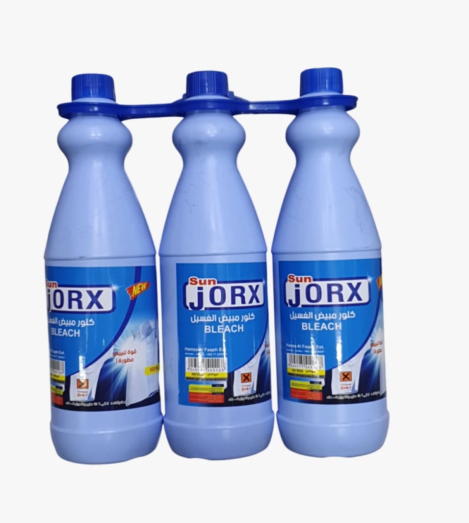 منظف التبييض الفعال Sun JORX لمنزل عصري ونظيف بدون عناء للبيئة والملابس لكل الأوقات