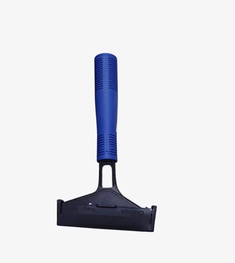 High-Quality Blue Design Glass Scraper with Comfortable Grip for Home and Professional Cleaning Tasks