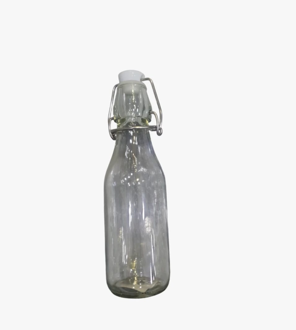 750ml Glass Bottle with Secure Metal Lid Closure Ideal for Homemade Beverages and Practical Daily Use from Renowned Brand