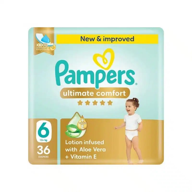 فوط الأطفال Pampers Ultimate Comfort (6) 36 Baby Diapers