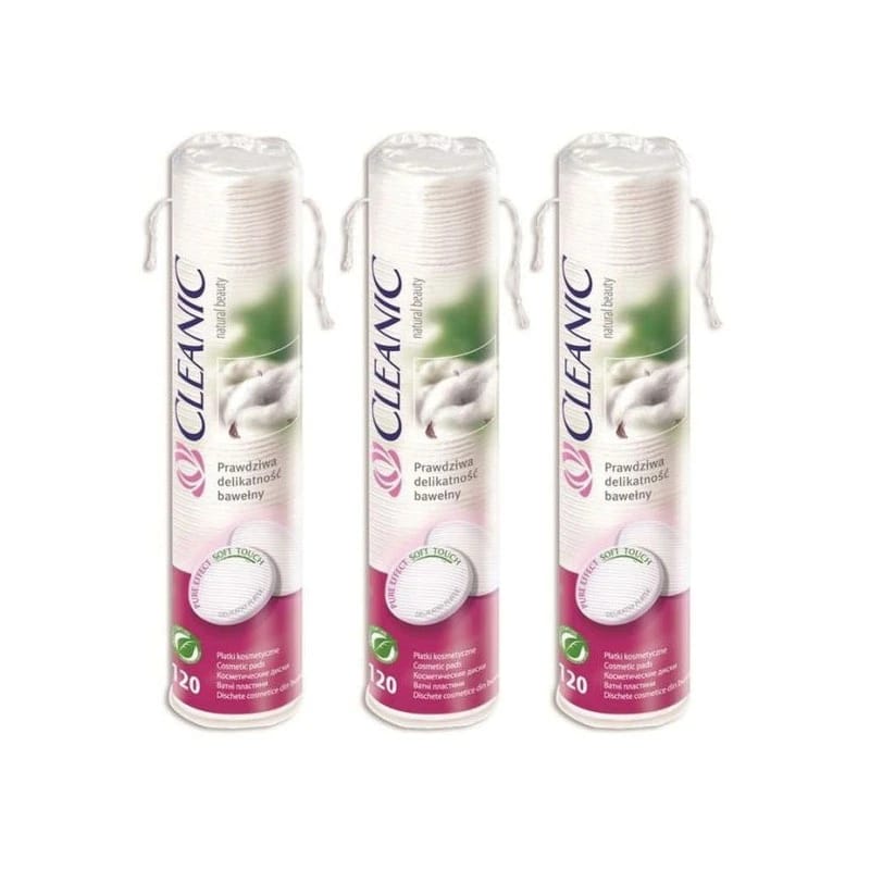 Cleanic Pure Effect Pads Set, 3x120 pcs
