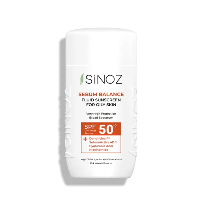 Sinoz Sebum Balance Fluid Sunscreen SPF50 for Oily Skin 50ml