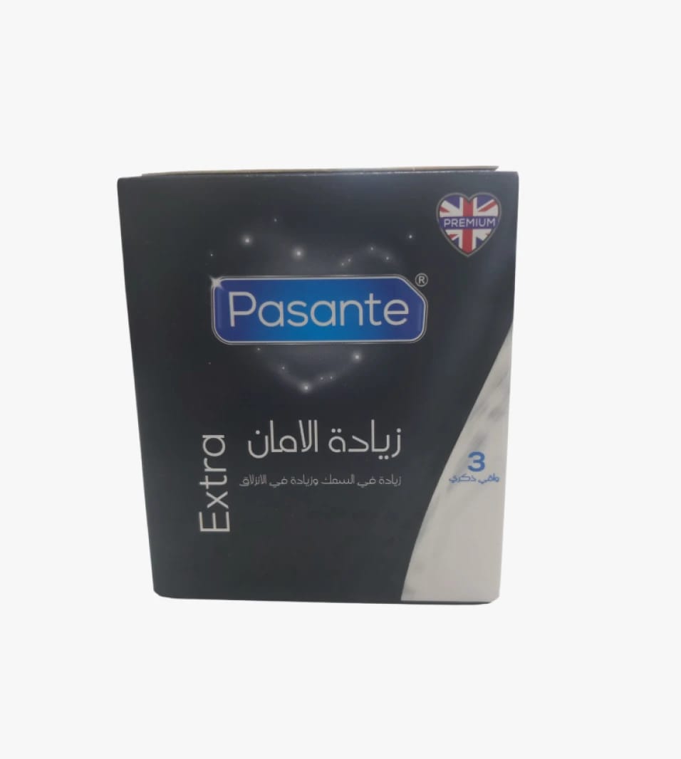 باسانتي واقيات ذكرية أكسترا سماكة وتصميم أمان مزدوج للرجال الباحثين عن حماية استثنائية