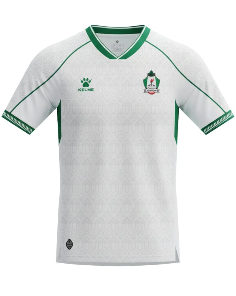 تيشيرت نادي الوحدات الرسمي لموسم 2026 (أبيض)، تصميم KELME
