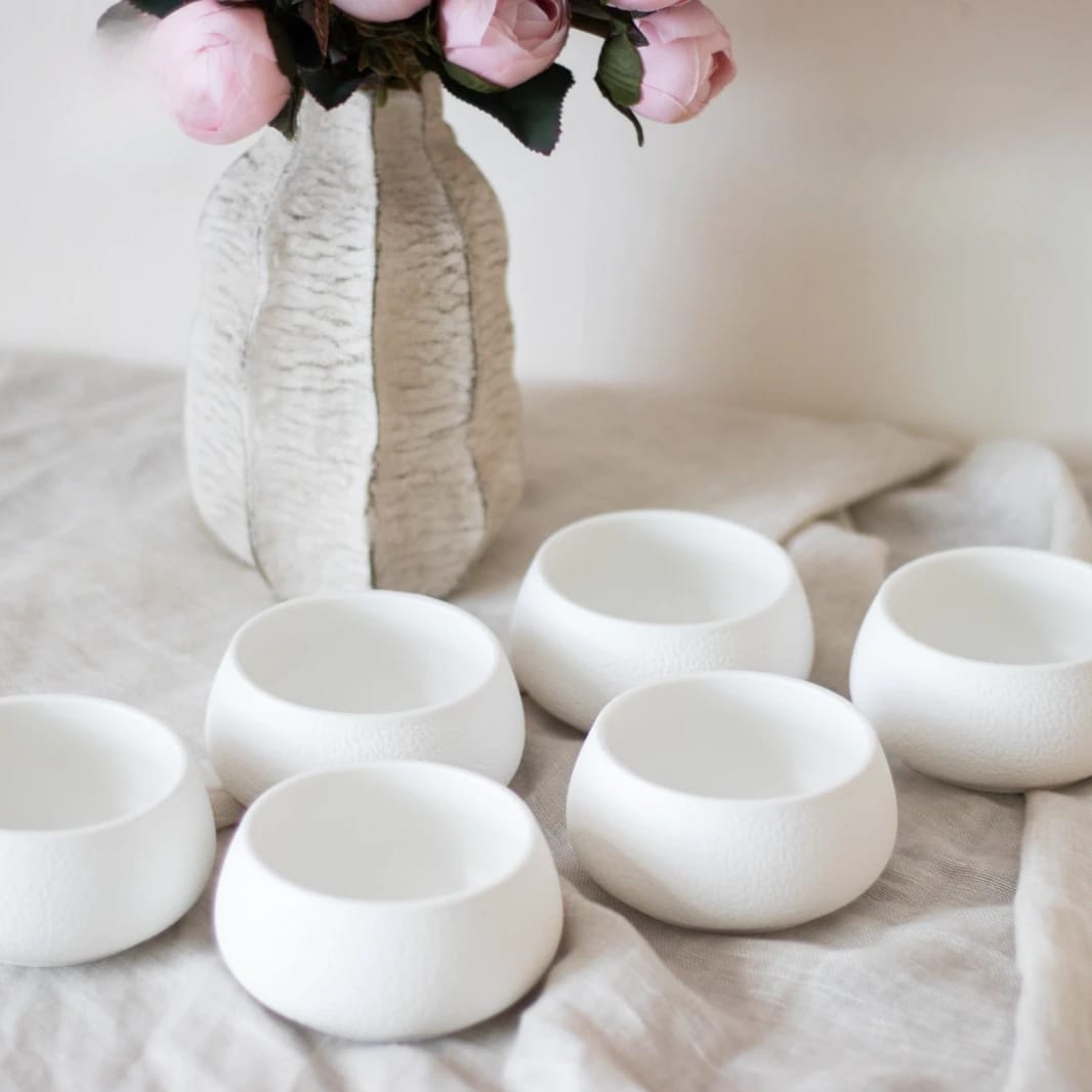 Set of 6 Yogurt Cups