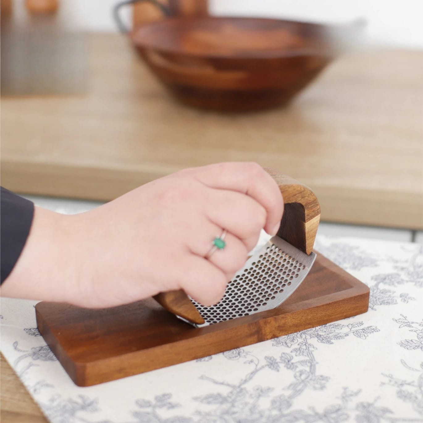 Garlic Press with Base