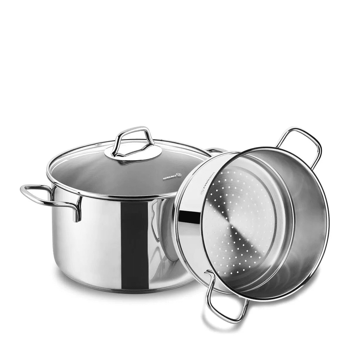 Korkmaz Stainless Steel Steamer Pot