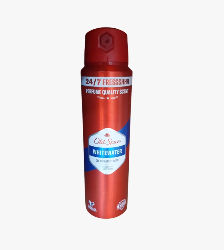 Old Spice Whitewater Body Spray Exquisite Scent for Men for Freshness and Comfort All Day Long