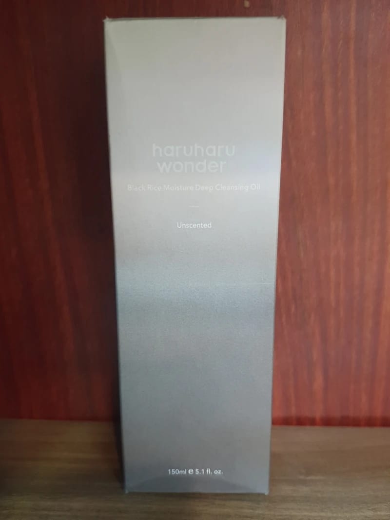 Haruharu Wonder Black Rice Moisture Deep Cleansing Oil Unscented For All Skin Types Award-Winning Design