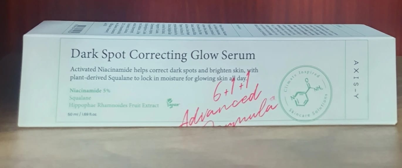 AXIS-Y Dark Spot Correcting Glow Serum with Advanced Plant-Based Formula for Radiant Skin and Targeting Imperfections