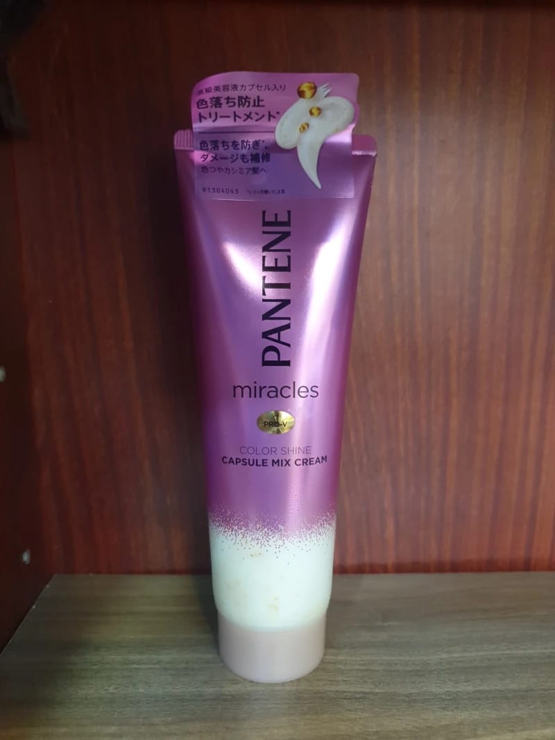 Pantene Miracles Color Shine Capsule Mix Cream Designed for Color Treated Hair to Preserve Vibrance and Beauty
