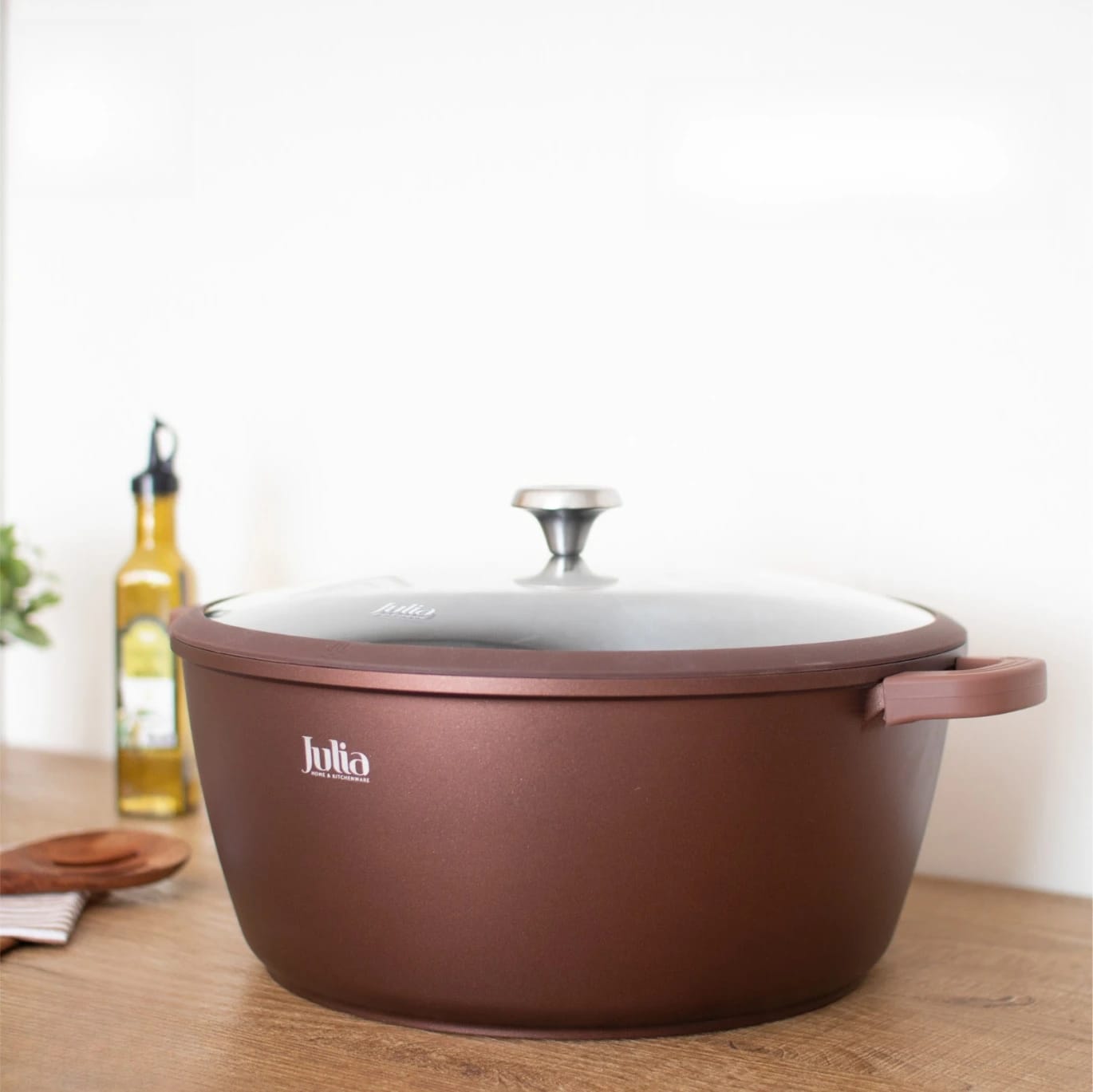 Julia Mocha Granite Pot