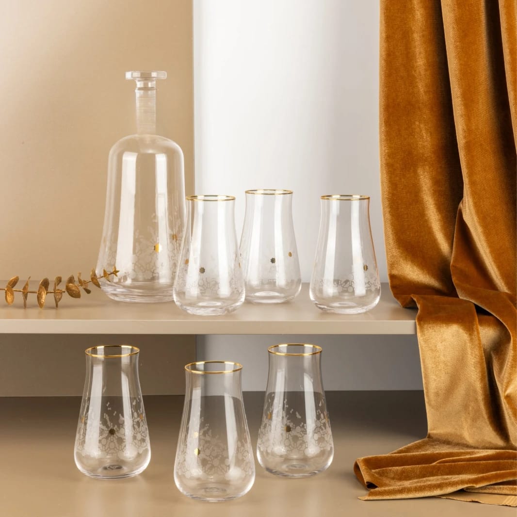 Glass Drink Set