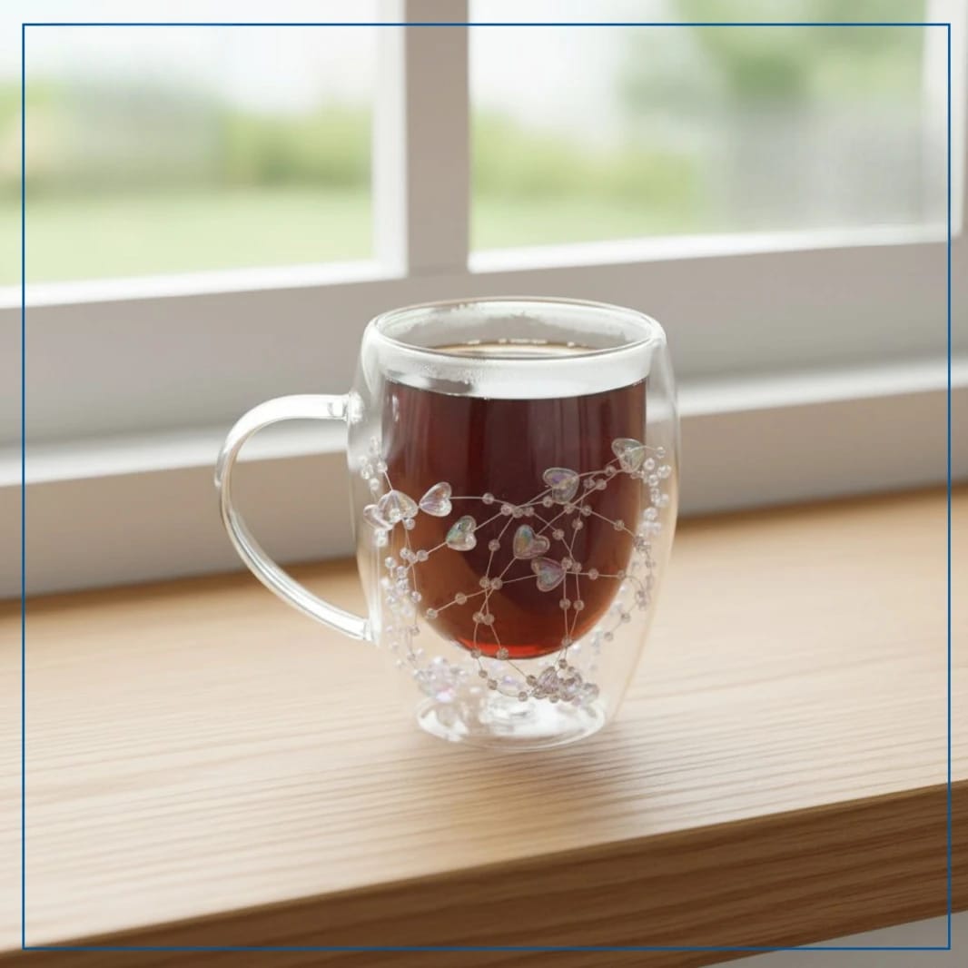Double Glass Mug