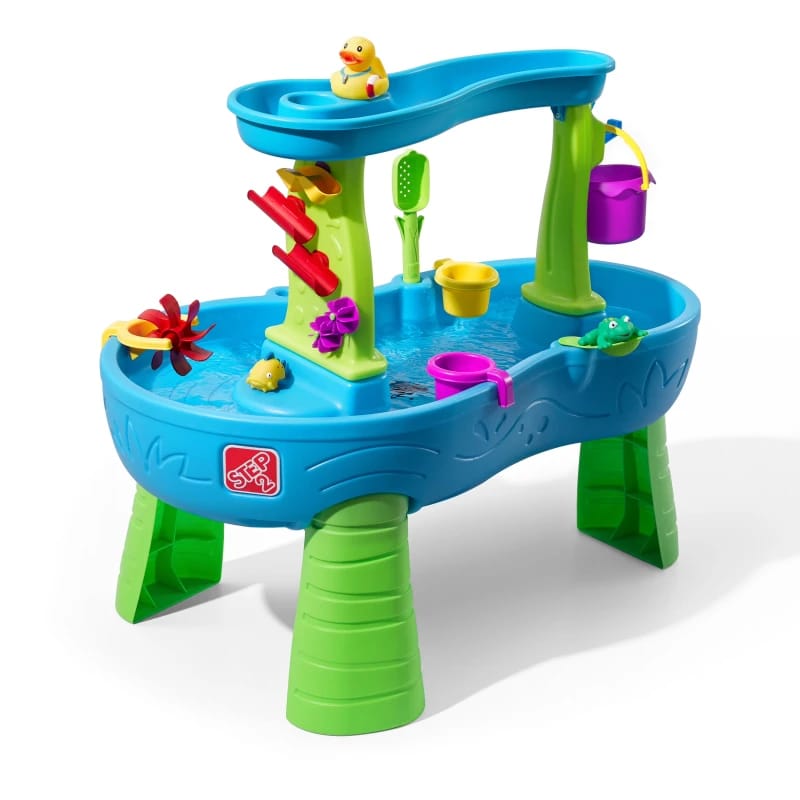 Step2 Double Showers Splash Water Table - Kids Outdoor Sensory STEM Activity