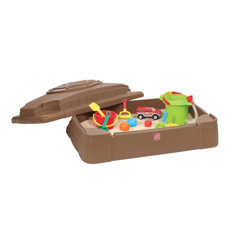Step2 Play & Store Sandbox with Lid and Seats