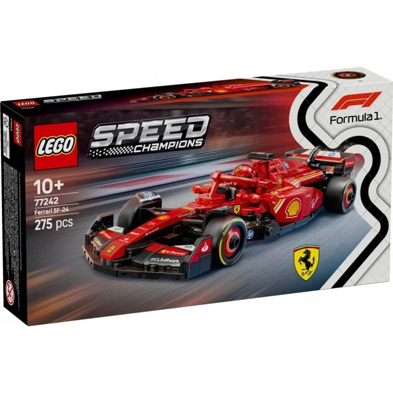 LEGO | SPEED CHAMPIONS، سيارة فيراري SF-24 F1 لسباقات الفورمولا 1
