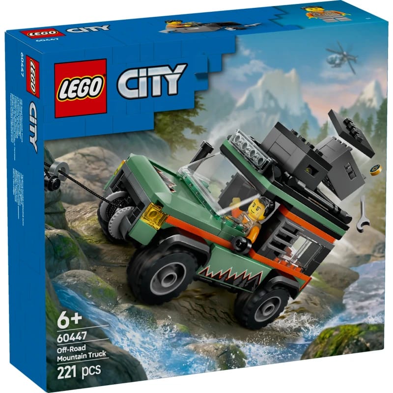 LEGO City Off Road 4x4 Mountain Truck Adventure Set - 223 Pieces
