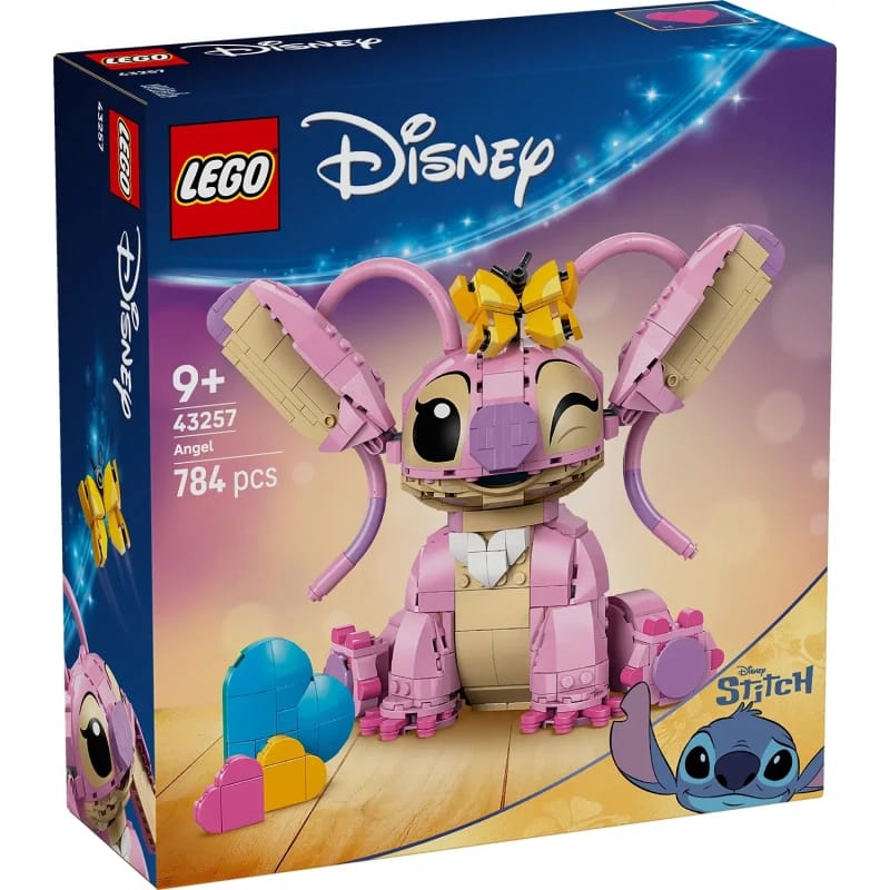 شخصية أنجيل القابلة للبناء من LEGO Disney من عرض ليلو وستيتش