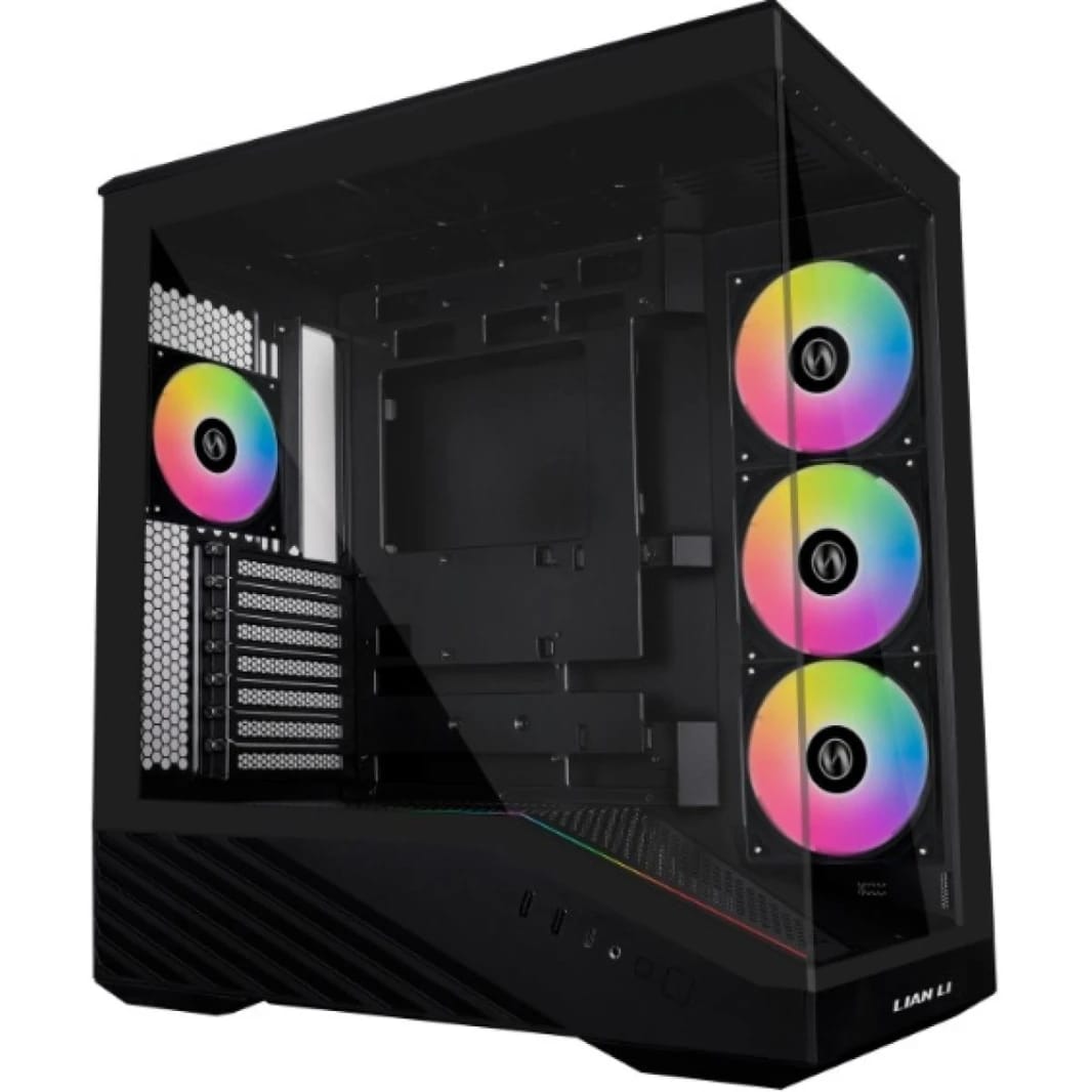 Lian Li V100R Mesh Black ARGB ATX Mid Tower Gaming Case with Type-C
