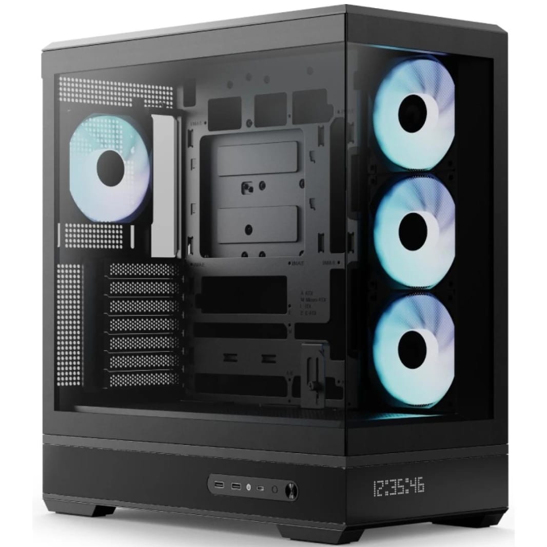 AeroCool P500B DIGI Black ARGB ATX Mid Tower Gaming Case