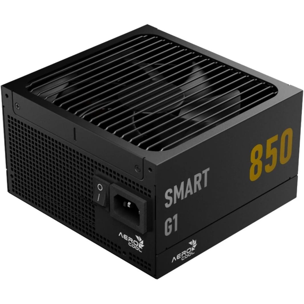 مزود الطاقة AeroCool SMART G1 850W 80 Plus Gold بكابلات ثابتة