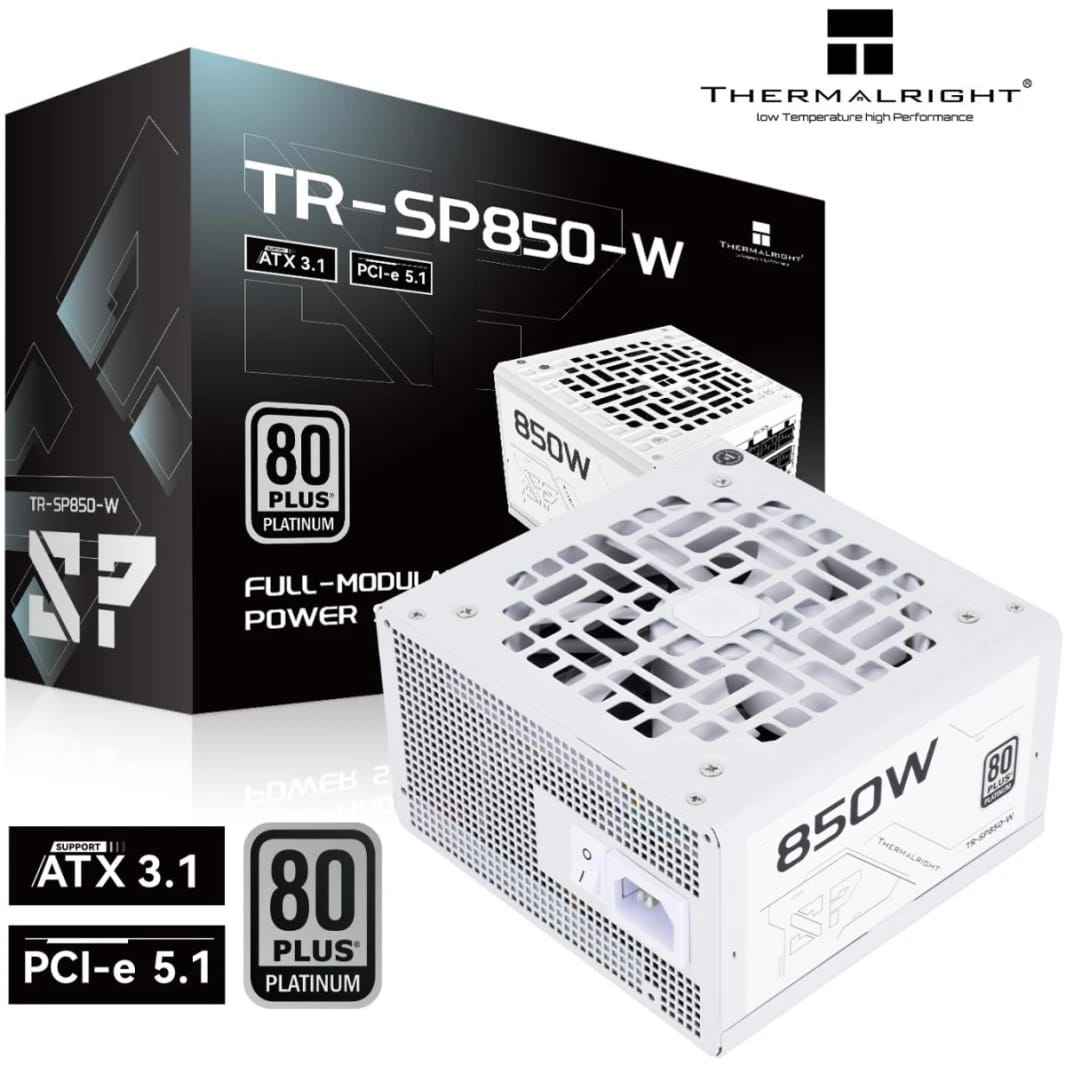 Thermalright (SP-850-W) بلاتينيوم 850 واط 80 بلس بلاتينيوم كامل وحدة