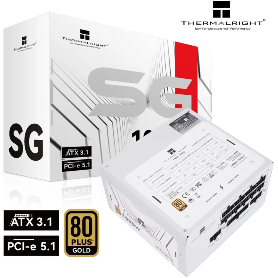 ثِرملايت SG-1000-W جولد 1000 واط تزويد طاقة وحدات كاملة 80 بلس جولد