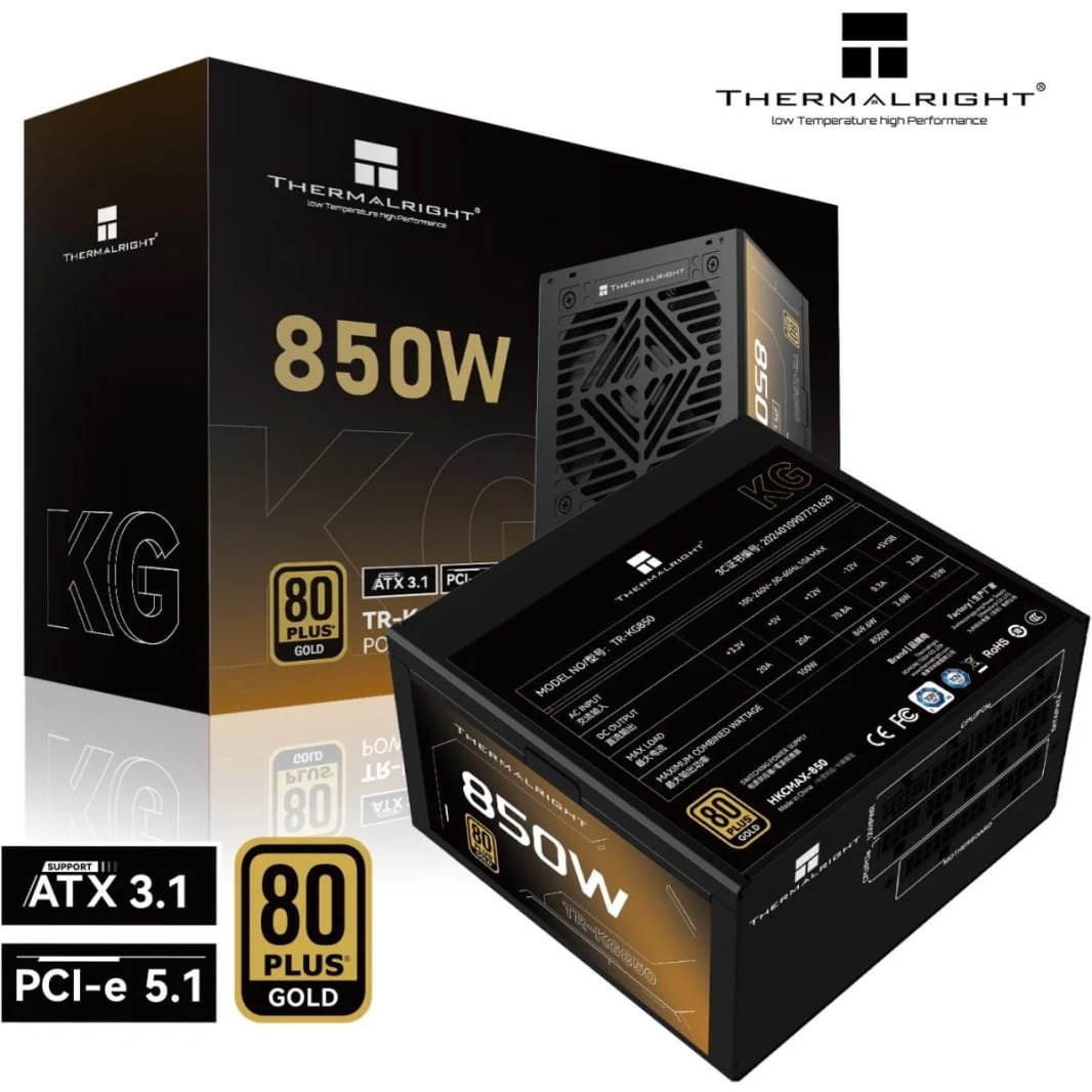 ثيرمالرايت KG-850 جولد 850 واط وحدة تزويد طاقة كاملة الوصلات