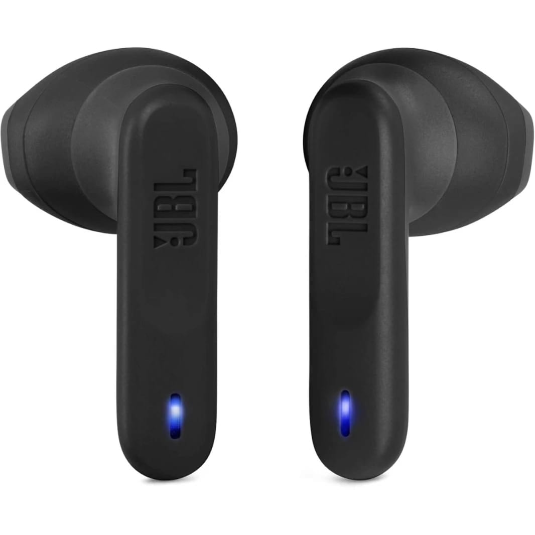 JBL Vibe Flex Wireless Bluetooth Headphones, 12mm Drivers, 32 Hour Playback, IP54 Water and Dust Resistant - Black