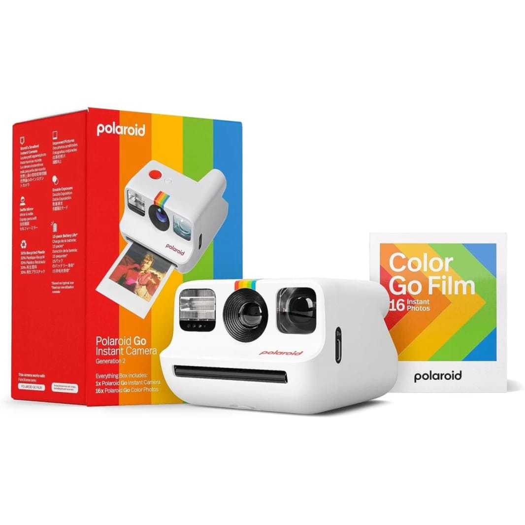 Polaroid Go Generation 2, Instant Camera Starter Set with Color Film