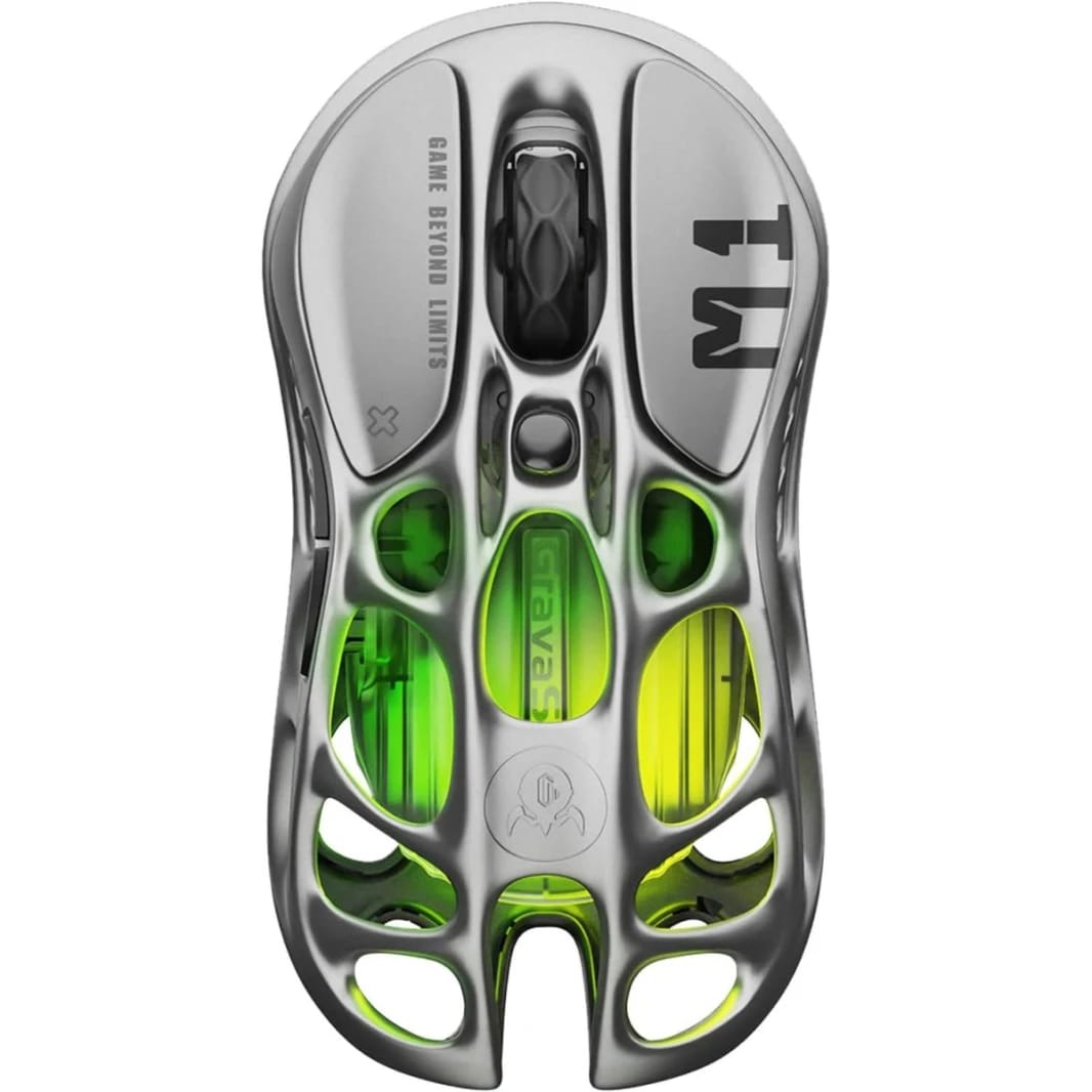 GravaStar Mercury M1 Pro Wireless Gaming Mouse – 26,000 DPI Sensor, Magnesium Alloy, 4K Polling Rate