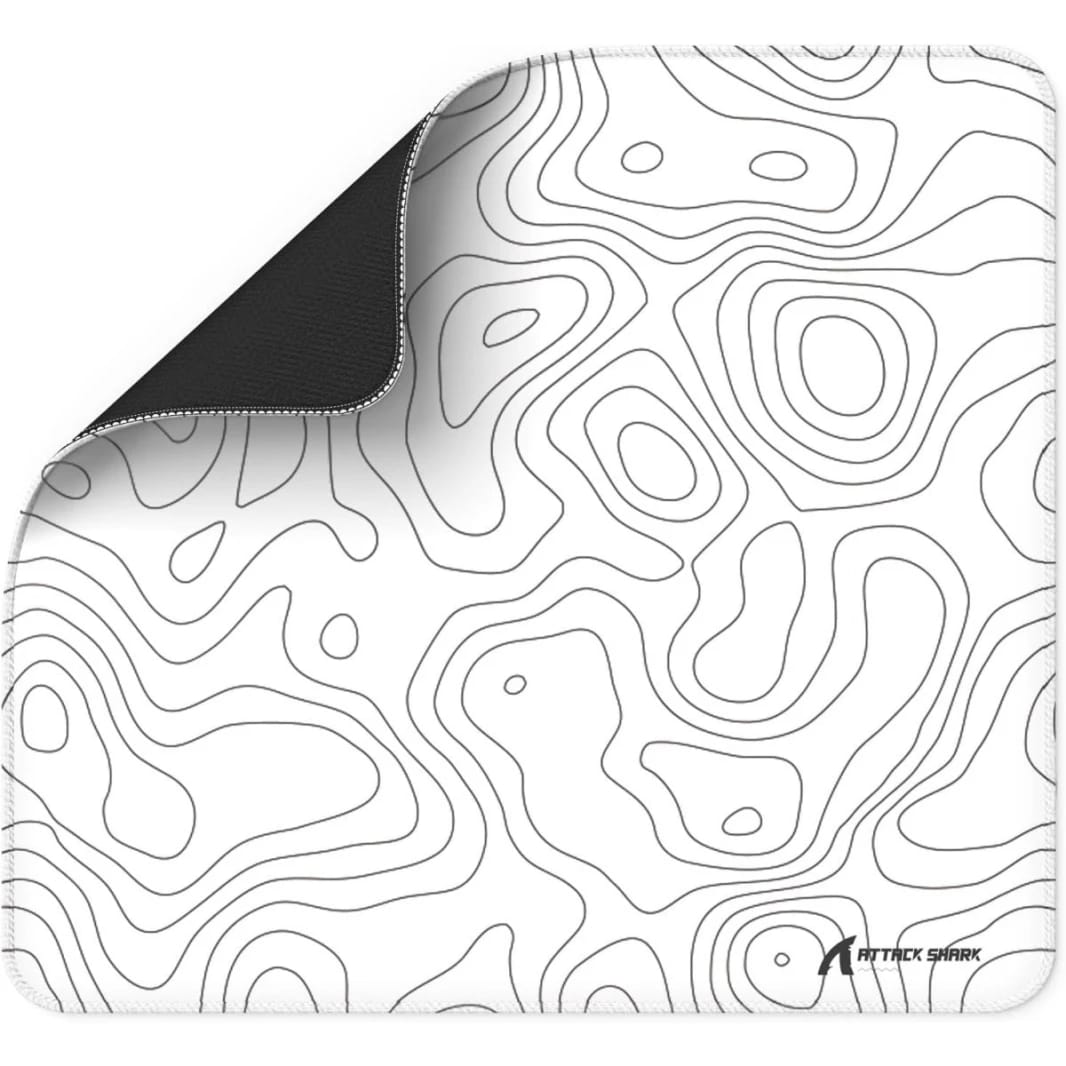 ATTACK SHARK CM02 Gaming Mouse Pad - Esports Speed, Large, Waterproof, Anti-Slip, White