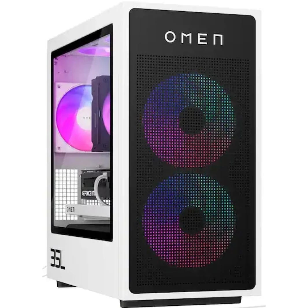 HP OMEN 35L Gaming PC - AMD Ryzen 7, RTX 5060 Ti, 16GB RAM, 1TB SSD