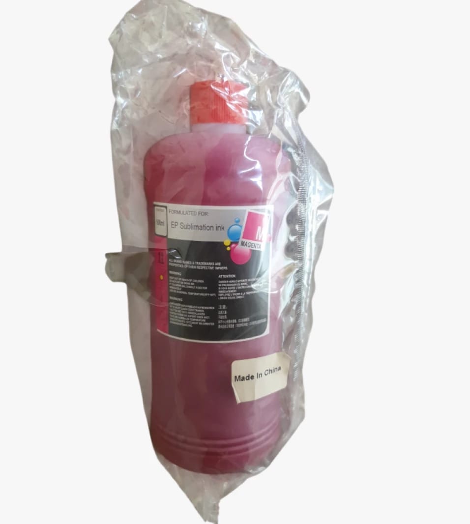Professional EP Sublimation Ink in Magenta Color for High-Quality Fabric Printing for Large Projects