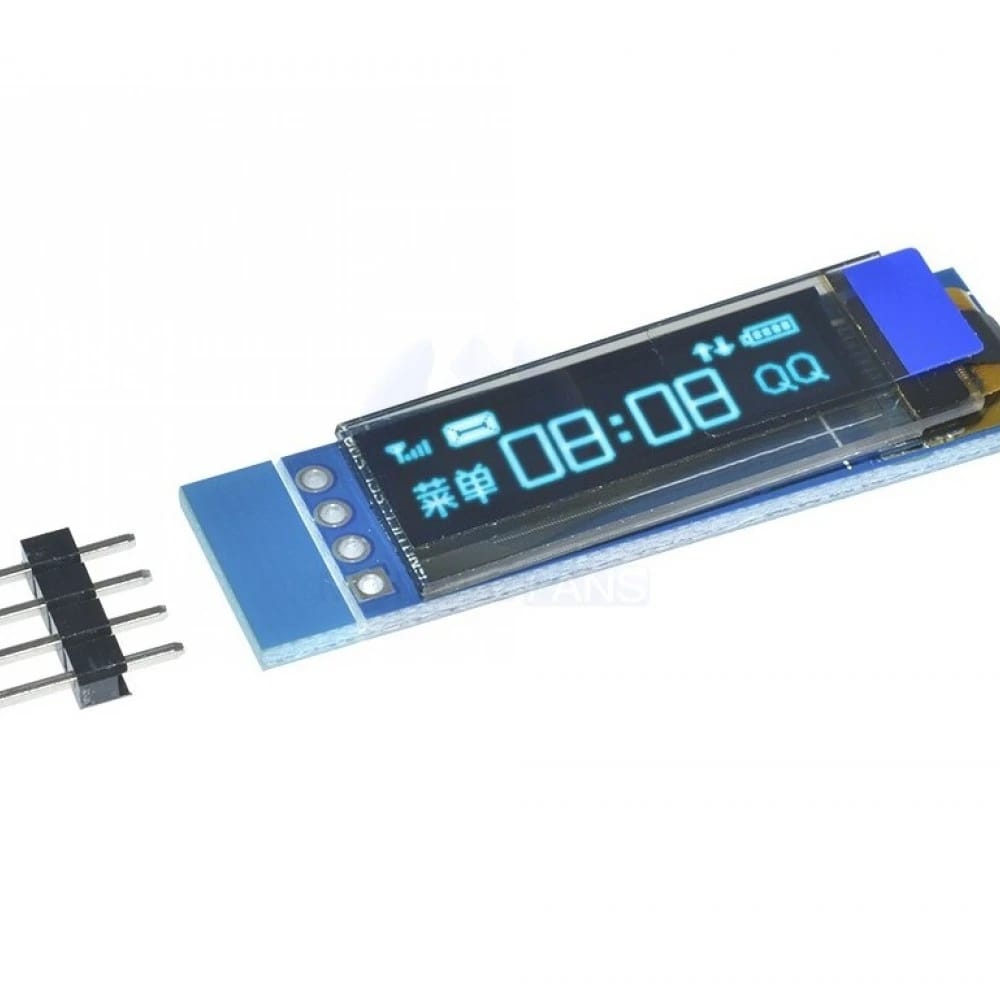 OLED 0.69" Blue I2C LCD Module for Arduino