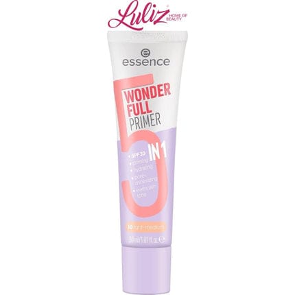 ESSENCE - Wonder Full 5 In 1 Primer 30ml - Light Medium